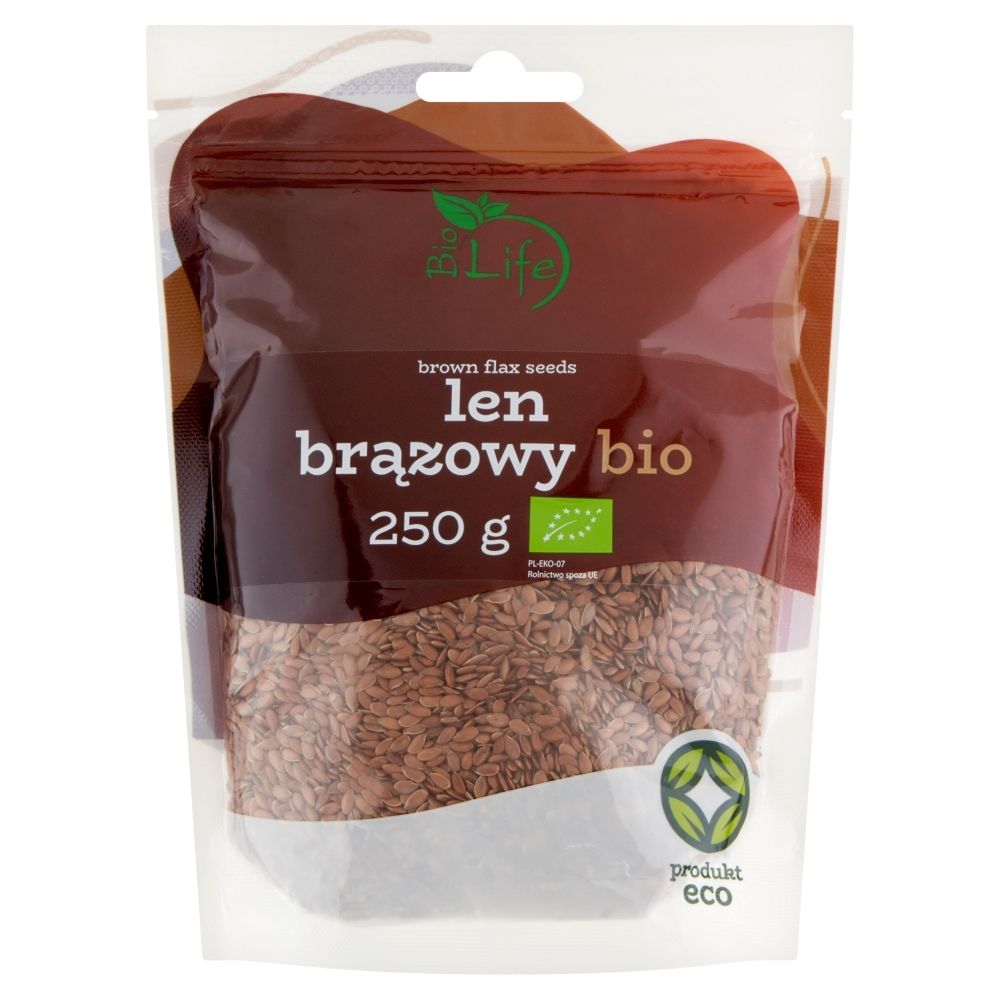 BioLife Len brązowy Bio 250 g