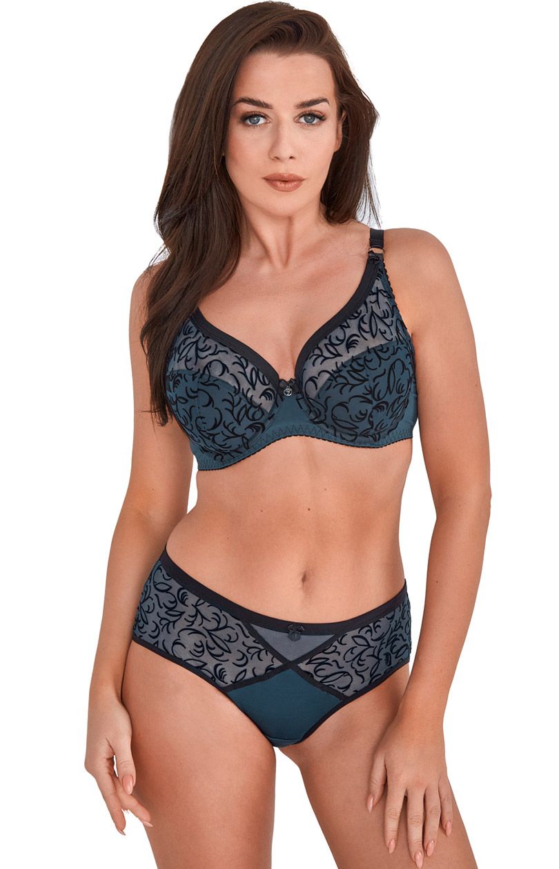 Gaia figi klasyczne Adaline 1213, Kolor turkusowy, Rozmiar 2XL, Gaia - Primodo.com