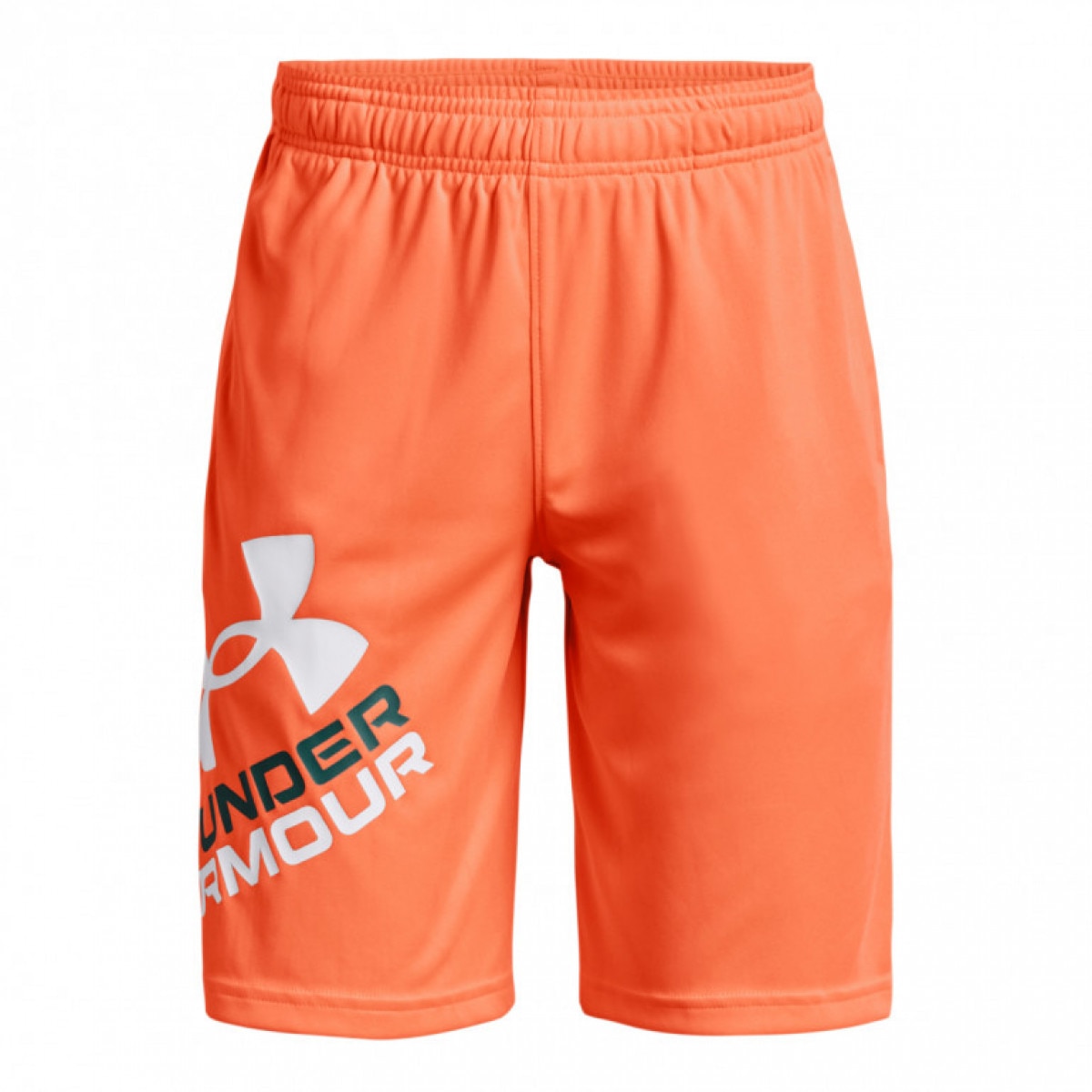 Chłopięce spodenki treningowe UNDER ARMOUR Prototype 2.0 Logo Shorts - pomarańczowe