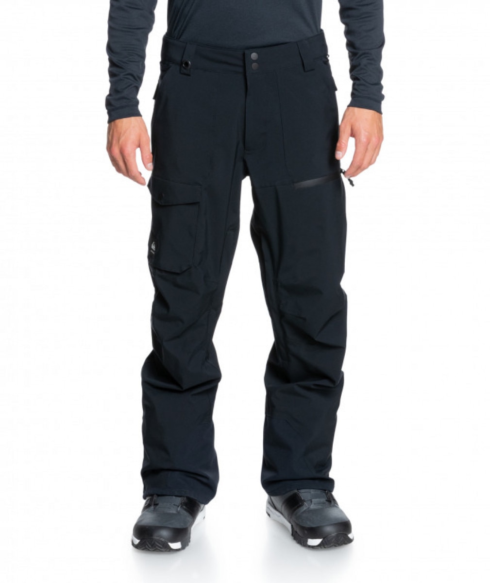 Męskie spodnie narciarskie QUIKSILVER Utility Shell - czarne