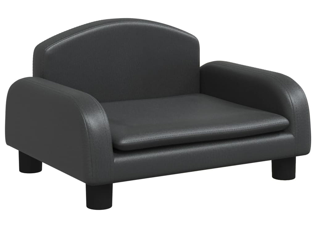 Minimalistyczna czarna kanapa dla dziecka W2-A82