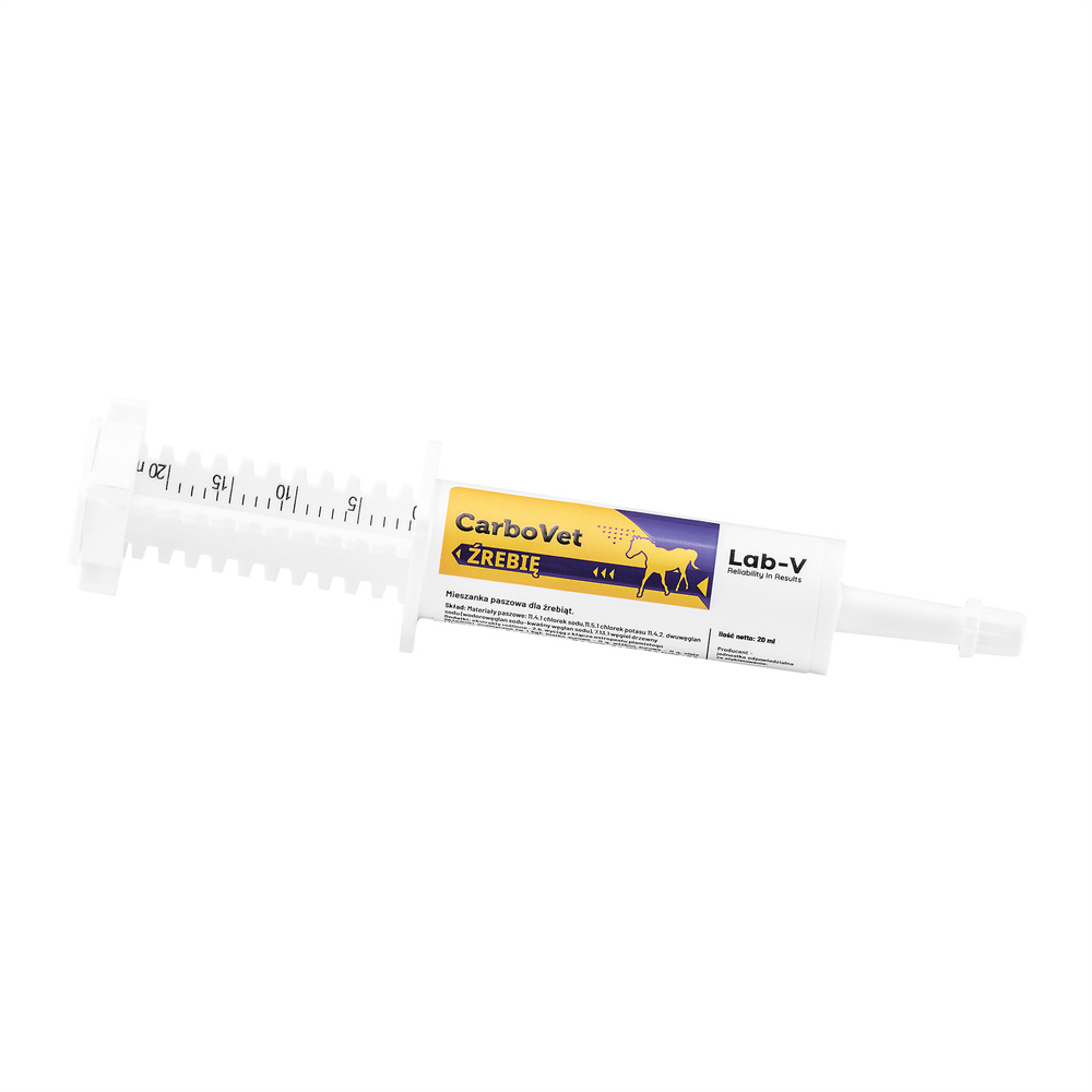 LAB-V CarboVet Źrebię - Preparat na wzdęcia dla źrebiąt 20 ml