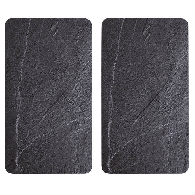 Szklane płyty ochronne na kuchenkę, 2 sztuki, hartowane szkło, Kesper