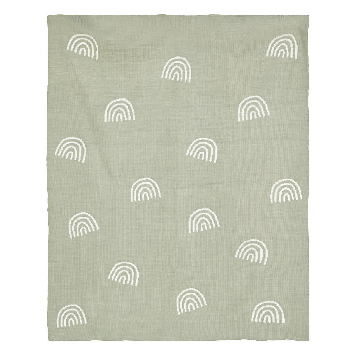 Kocyk dziecięcy, wzór tęczy, 100 x 80 cm