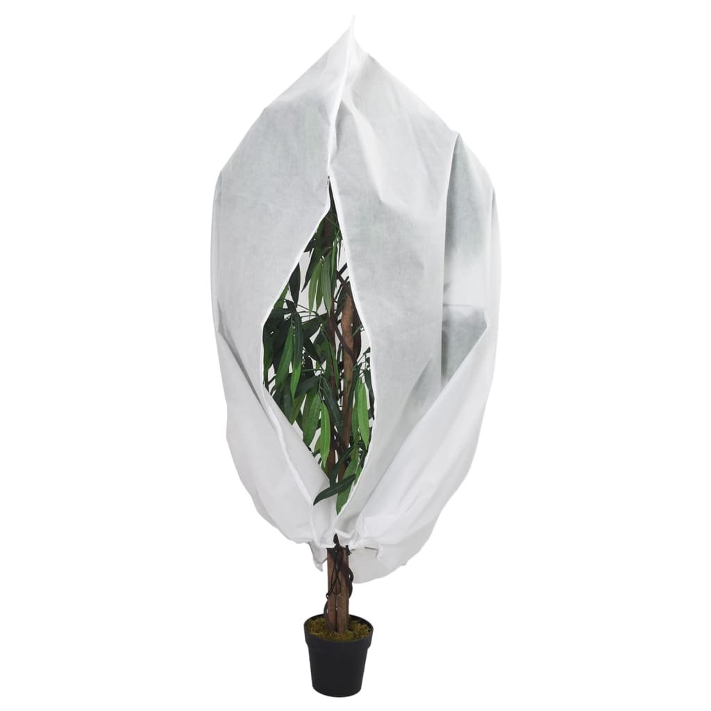 vidaXL Kaptur ochronny na rośliny, z suwakiem, 70 g/m², 3,14x2,5 m
