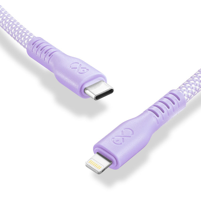 Kabel USBC-Lightning eXc IMMORTAL,2.0m,liliowy