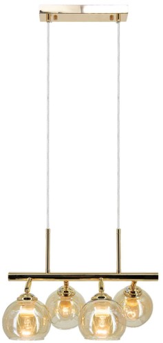 Piran lampa wisząca 4xE27 złota 2208/4 TR