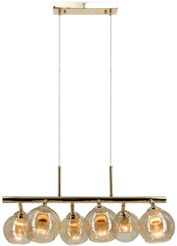 Piran lampa wisząca 6xE27 złota 2208/6 TR