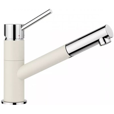 Bateria stojąca BLANCO Kano-S Silgranit-Look Delikatny biały/Chrom 526953