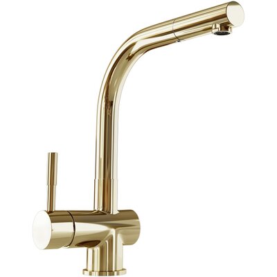 Bateria kuchenna z wyciąganą wylewką GLOBALO Lobio Light Gold