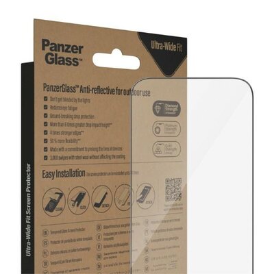 PanzerGlass Szkło hartowane Ultra-Wide Fit Anti-Reflective z aplikatorem do iPhone 14 Pro 6,1