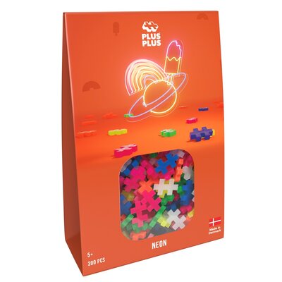 Plus Plus Klocki Plus Plus Mini Neon 300 elementów