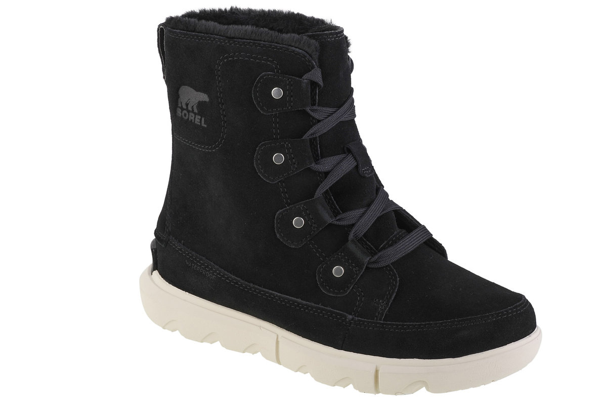 Sorel Explorer Next Joan WP 2058871010, Damskie, śniegowce, Czarne