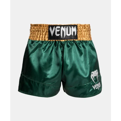 Venum Spodenki Muay Thaï Classic Shorts Green/Gold/White