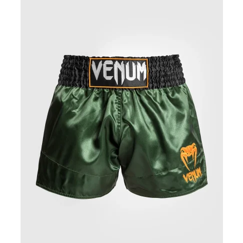 Venum Spodenki Muay Thaï Classic Shorts Green/Black/Gold