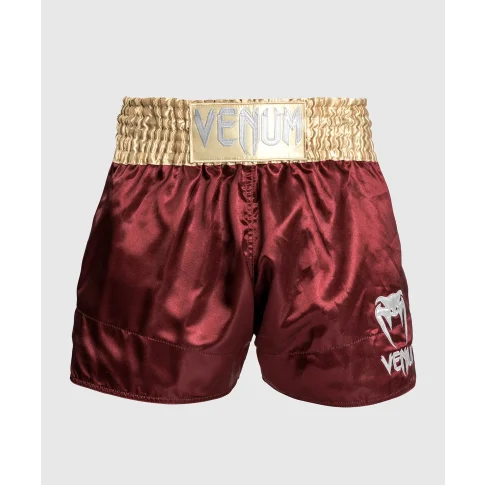 Venum Spodenki Muay Thaï Classic Shorts Burgundy/Gold/White