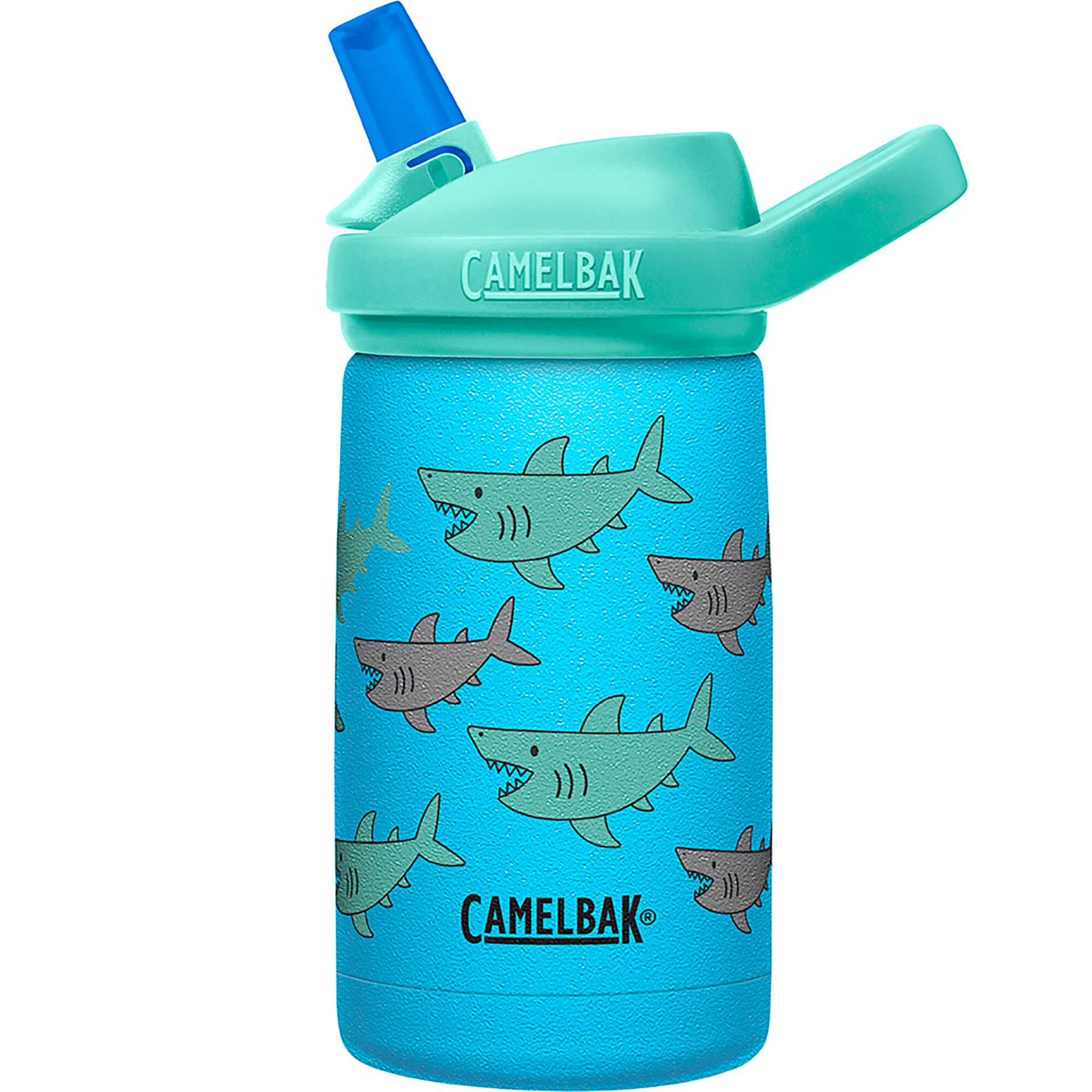 CamelBak CamelBak eddy+ Kids Vacuum Insulated SST Bottle 350ml, niebieski/kolorowy  2022 Termosy 2665402035
