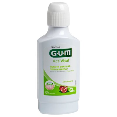 GUM BUTLER GUM ActiVital 6060- płyn do płukania jamy ustnej przeciw chorobom dziąseł, 500 ml 6060