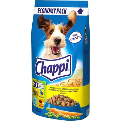 Chappi Z Drobiem I Warzywmi 9 kg