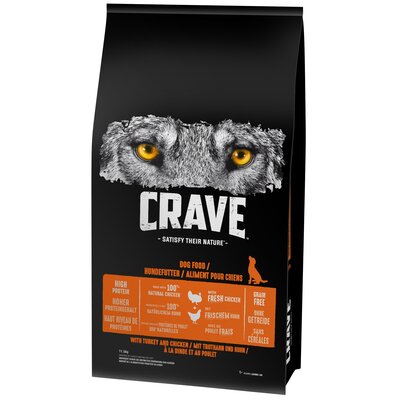 Crave Adult karma sucha dla psa, indyk i kurczak - 11,5 kg