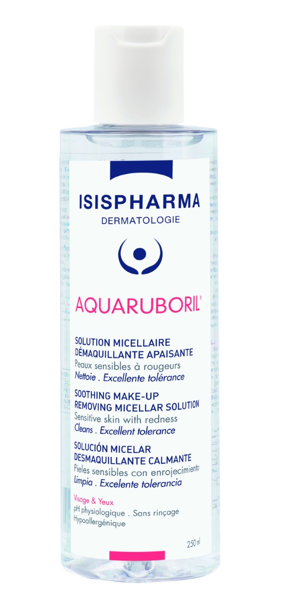 ISISPHARMA Isispharma aquaruboril woda micelarna do oczyszczania skóry ze skłonnością do rumienia 250 ml