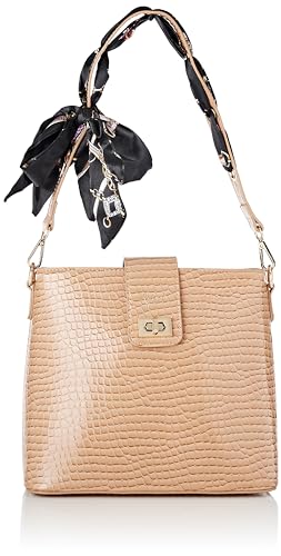 paino Torebka damska Shopper, ciemnobeżowy, jeden rozmiar