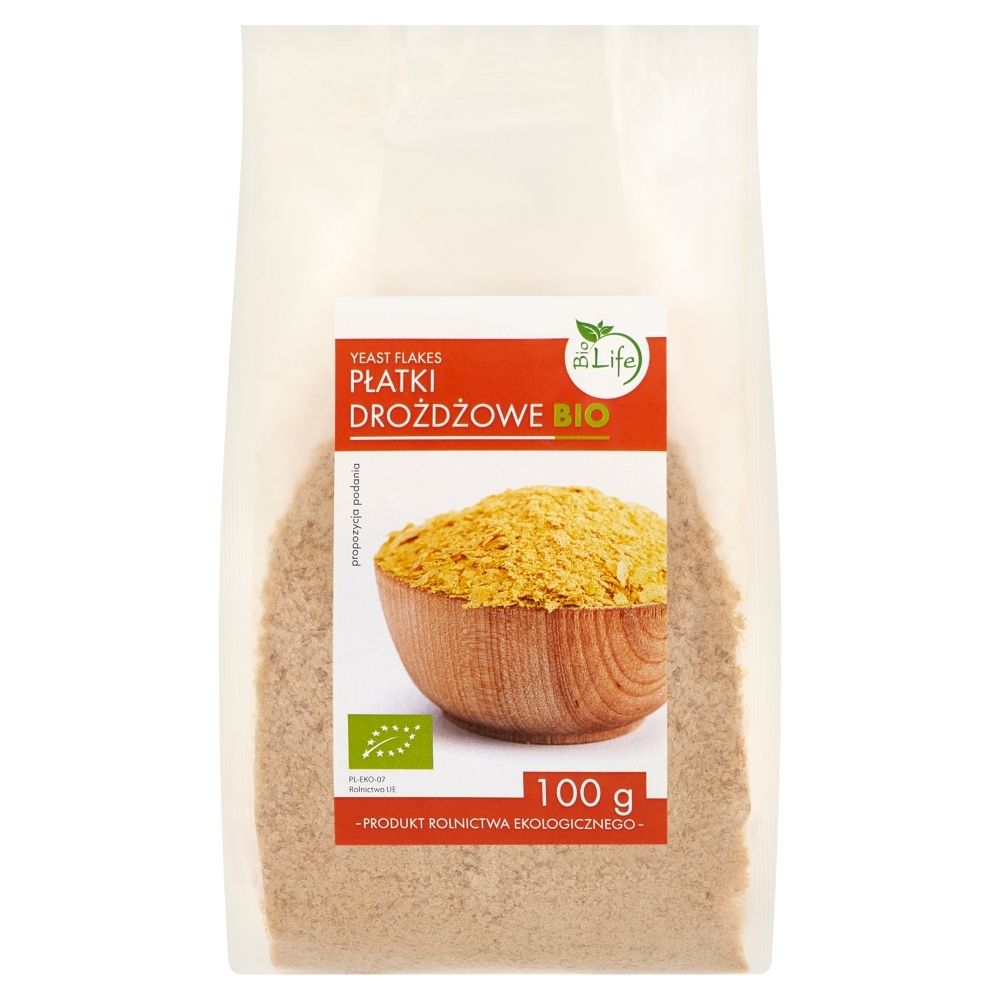 BioLife Płatki drożdżowe Nieaktywne Bio 100 g