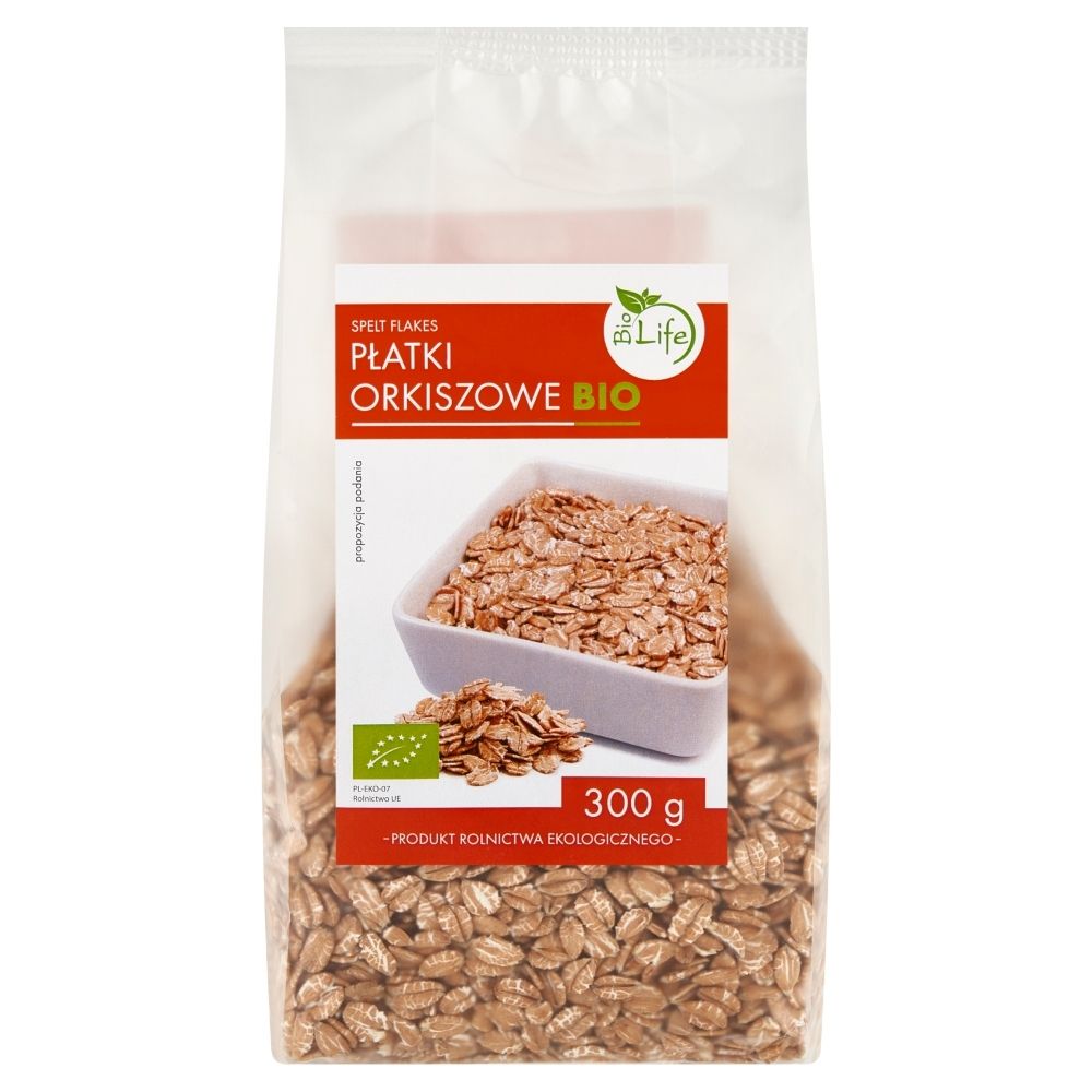 BioLife BIOLIFE PŁATKI ORKISZOWE BIO 300G BL334