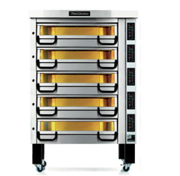 Pizza Master PM 725ED - Piec do pizzy 5-komorowy sterowany elektronicznie