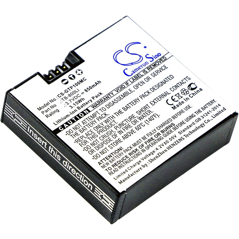 GoTop G1 / TB-800Li 850mAh 3.15Wh Li-Ion 3.7V (Cameron Sino)