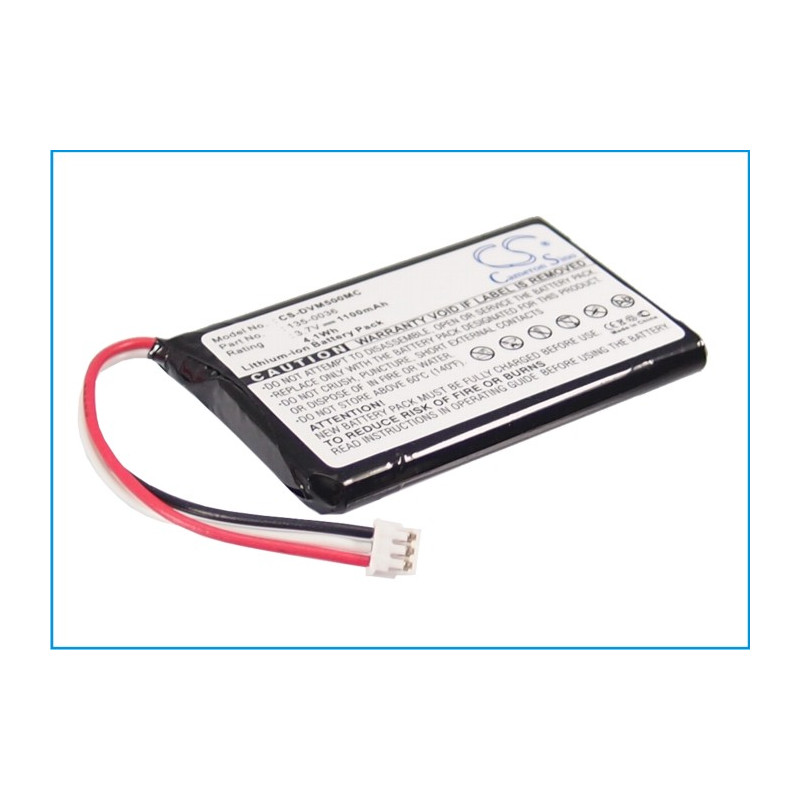 Digital Ally DVM-500PL / 135-0036 1100mAh 4.1Wh Li-Ion 3.7V (Cameron Sino)
