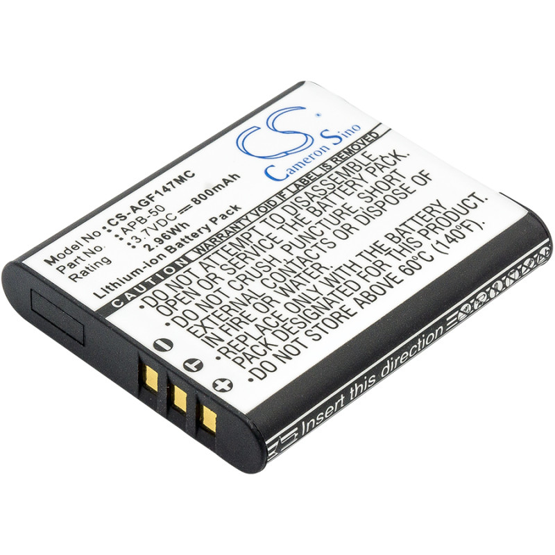 Agfa Optima 147 / APB-50 800mAh 2.96Wh Li-Ion 3.7V (Cameron Sino)