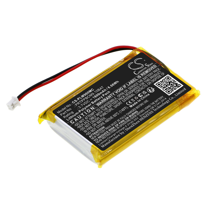 Pyle PPBCM9 / PRTPPBCM9.10BAT 1800mAh 6.66Wh Li-Polymer 3.7V (Cameron Sino)