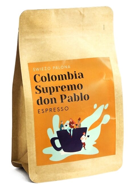 Kawa ziarnista Świeżo Palona Colombia Supremo Don Pablo Espresso 250g