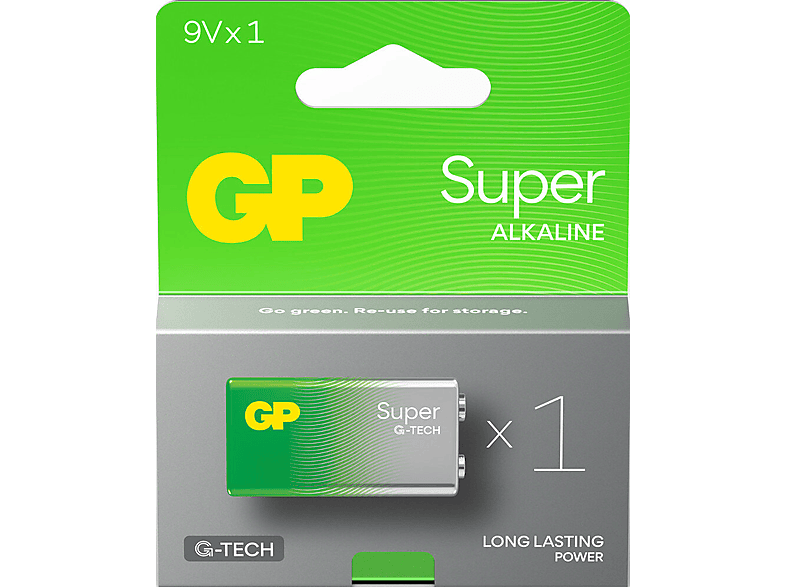 Baterie alkaliczne GP Super Alkaline 1604A21-SB1 1 szt.