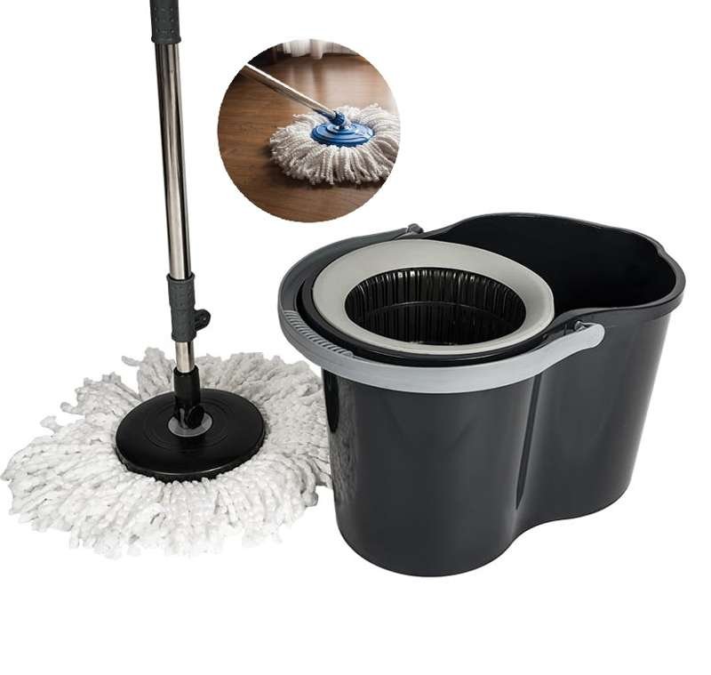 Wiadro 16 L + Mop Obrotowy do mycia Paneli Płytek