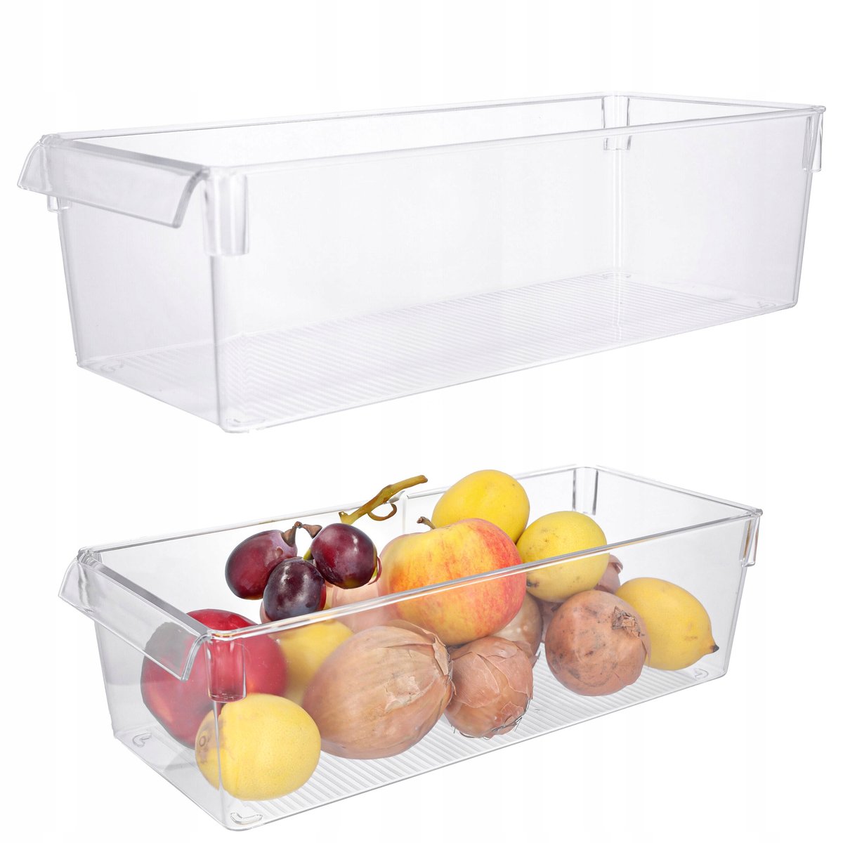 Pojemniki Do Lodówki 36X15 Cm Przechowywania Żywność Szuflada Organizer