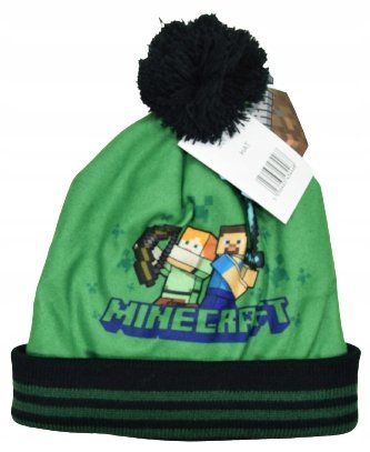 Czapka MINECRAFT 54 Zielona