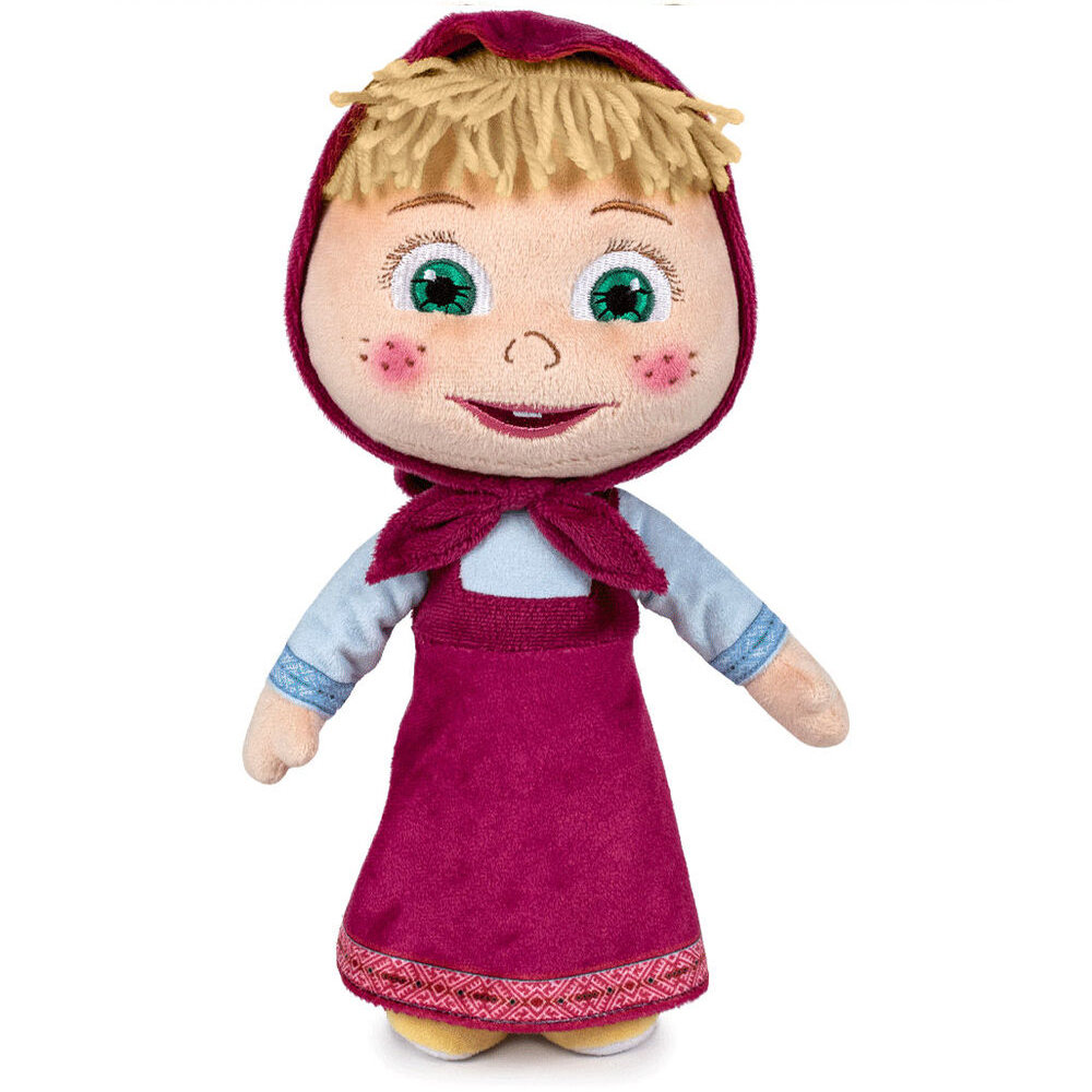 Maskotka Masza 30 Cm Pluszowa Dziewczynka Masza I Niedźwiedź