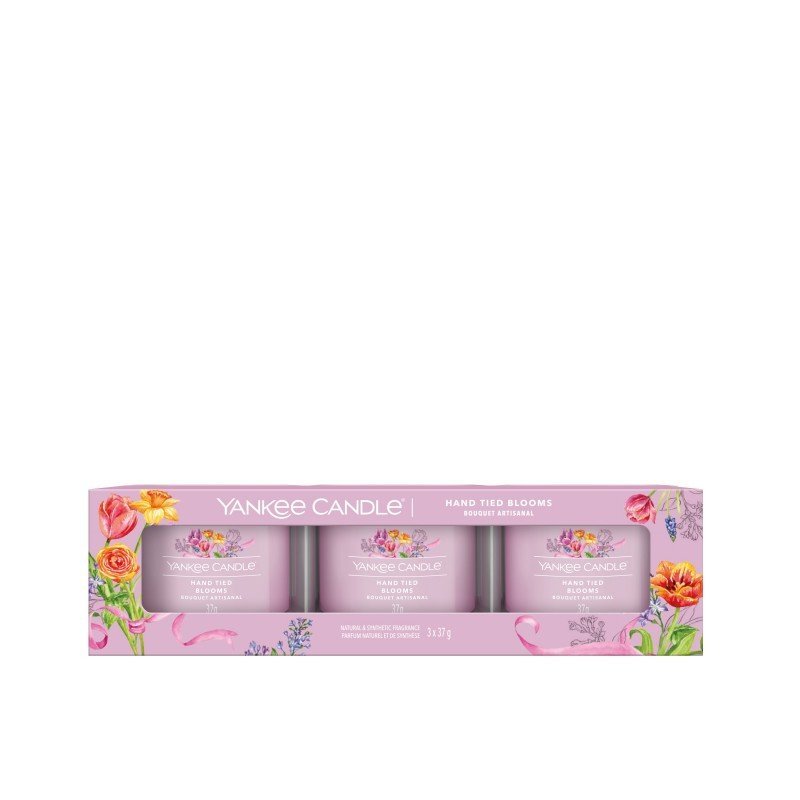 YC Hand Tied Blooms świece mini - 3 pack
