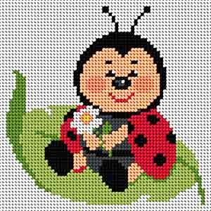 Zestaw Do Haftu Krzyżykowego Biedronka (1023)