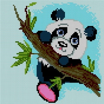 Zestaw Do Haftu Krzyżykowego Panda (5595)