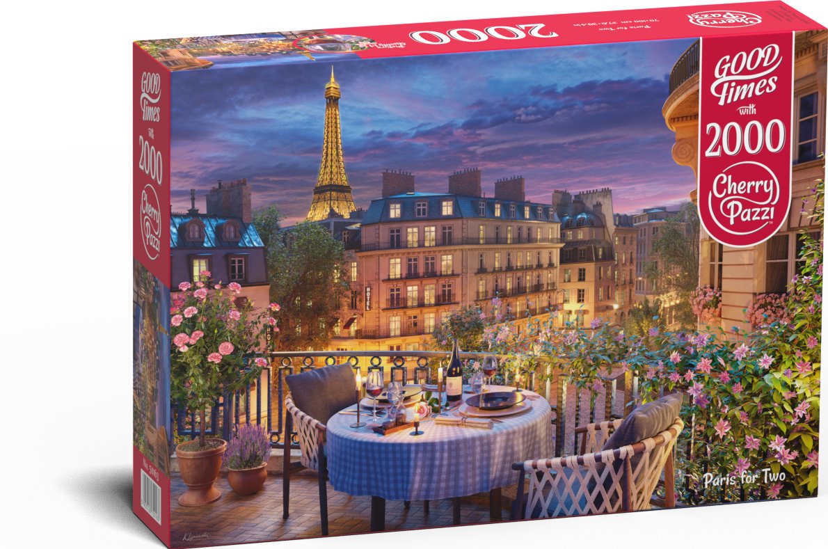 PUZZLE CHERRYPAZZI PARIS FOR TWO 50163, 2000 el
