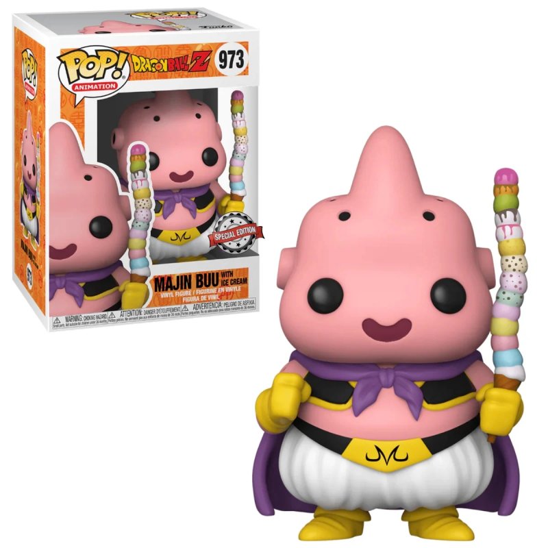 Funko Pop! Dragon Ball Z 973 Buu With Ice Cream Special Edition