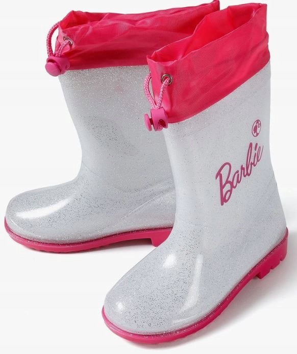Kalosze Barbie brokatowe 33,5