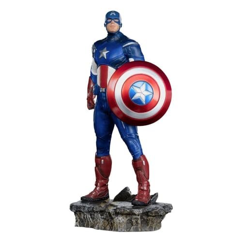 Iron Studios - Figurka W Skali 1/10 Saga Infinity Kapitan Ameryka Bitwa O Nowy Jork