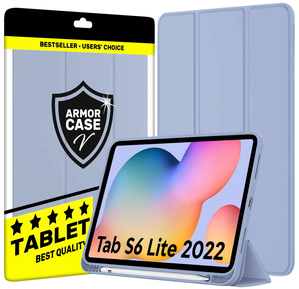 Etui case do Samsung Galaxy Tab S6 lite 10.4 2020 2022 P613 SM-P619 SM-P610N SM-P615 SM-P610 | fioletowy