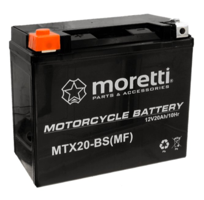 Akumulator AGM (GEL) MTX20-BS Moretti 12V 20Ah 270A L+