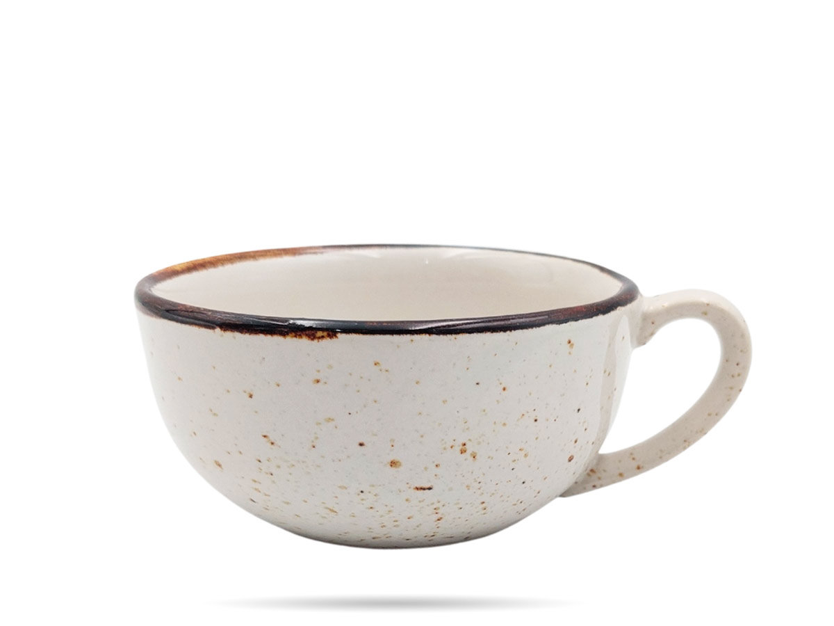 Filiżanka Jumbo 300 Ml Rustic Krem Kera Ceramika