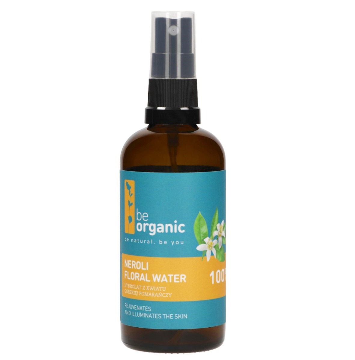 Be Organic -  Hydrolat z kwiatów gorzkiej pomarańczy Neroli 100ml